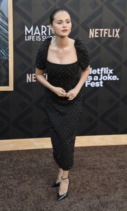 Selena Gomez attends the premiere of Netflix s documentary Marty Life Is Short at the Egyptian Theatre in the Hollywood section of Los Angeles on Wednesday, May 6, 2026. Storyline: The definitive documentary on comedian Martin Short, exploring his career across film, television, theater and comedy.  LAP2026050616 JIMxRUYMEN