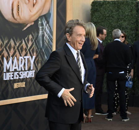 Martin Short attends the premiere of Netflix s documentary Marty Life Is Short at the Egyptian Theatre in the Hollywood section of Los Angeles on Wednesday, May 6, 2026. Storyline: The definitive documentary on comedian Martin Short, exploring his career across film, television, theater and comedy.  LAP2026050625 JIMxRUYMEN