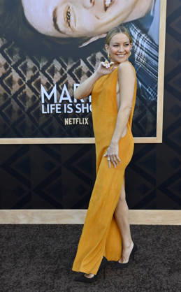 Kate Hudson attends the premiere of Netflix s documentary Marty Life Is Short at the Egyptian Theatre in the Hollywood section of Los Angeles on Wednesday, May 6, 2026. Storyline: The definitive documentary on comedian Martin Short, exploring his career across film, television, theater and comedy.  LAP2026050604 JIMxRUYMEN