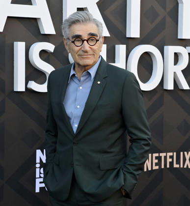 Canadian actor Eugene Levy attends the premiere of Netflix s documentary Marty Life Is Short at the Egyptian Theatre in the Hollywood section of Los Angeles on Wednesday, May 6, 2026. Storyline: The definitive documentary on comedian Martin Short, exploring his career across film, television, theater and comedy.  LAP2026050613 JIMxRUYMEN