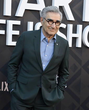 Canadian actor Eugene Levy attends the premiere of Netflix s documentary Marty Life Is Short at the Egyptian Theatre in the Hollywood section of Los Angeles on Wednesday, May 6, 2026. Storyline: The definitive documentary on comedian Martin Short, exploring his career across film, television, theater and comedy.  LAP2026050614 JIMxRUYMEN