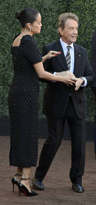 Selena Gomez and Martin Short attends the premiere of Netflix s documentary Marty Life Is Short at the Egyptian Theatre in the Hollywood section of Los Angeles on Wednesday, May 6, 2026. Storyline: The definitive documentary on comedian Martin Short, exploring his career across film, television, theater and comedy.  LAP2026050619 JIMxRUYMEN