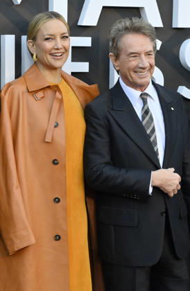 Kate Hudson and Martin Short attend the premiere of Netflix s documentary Marty Life Is Short at the Egyptian Theatre in the Hollywood section of Los Angeles on Wednesday, May 6, 2026. Storyline: The definitive documentary on comedian Martin Short, exploring his career across film, television, theater and comedy.  LAP2026050621 JIMxRUYMEN