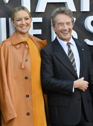 Kate Hudson and Martin Short attend the premiere of Netflix s documentary Marty Life Is Short at the Egyptian Theatre in the Hollywood section of Los Angeles on Wednesday, May 6, 2026. Storyline: The definitive documentary on comedian Martin Short, exploring his career across film, television, theater and comedy.  LAP2026050627 JIMxRUYMEN