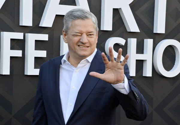 Ted Sarandos attends the premiere of Netflix s documentary Marty Life Is Short at the Egyptian Theatre in the Hollywood section of Los Angeles on Wednesday, May 6, 2026. Storyline: The definitive documentary on comedian Martin Short, exploring his career across film, television, theater and comedy.  LAP2026050629 JIMxRUYMEN