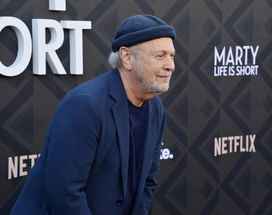 Billy Krystal attends the premiere of Netflix s documentary Marty Life Is Short at the Egyptian Theatre in the Hollywood section of Los Angeles on Wednesday, May 6, 2026. Storyline: The definitive documentary on comedian Martin Short, exploring his career across film, television, theater and comedy.  LAP2026050631 JIMxRUYMEN