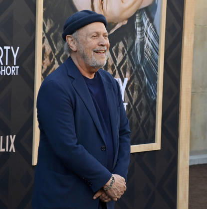 Billy Krystal attends the premiere of Netflix s documentary Marty Life Is Short at the Egyptian Theatre in the Hollywood section of Los Angeles on Wednesday, May 6, 2026. Storyline: The definitive documentary on comedian Martin Short, exploring his career across film, television, theater and comedy.  LAP2026050632 JIMxRUYMEN