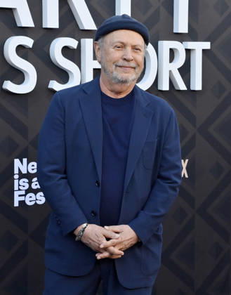 Billy Krystal attends the premiere of Netflix s documentary Marty Life Is Short at the Egyptian Theatre in the Hollywood section of Los Angeles on Wednesday, May 6, 2026. Storyline: The definitive documentary on comedian Martin Short, exploring his career across film, television, theater and comedy.  LAP2026050633 JIMxRUYMEN