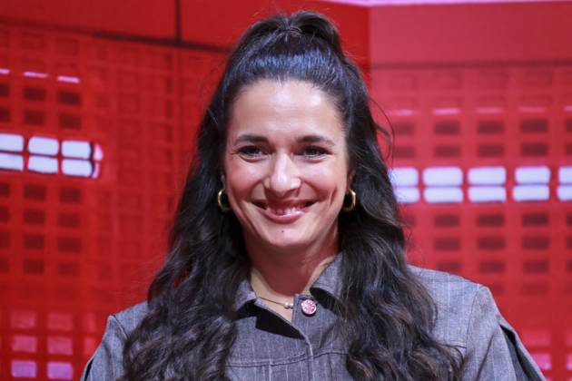 ABB OMR- Saliha Sally Oezcan Autorin auf der Buehne als Gast bei der der Digitalmesse OMR in den Messehallen am 06.05.2026 der Hamburg Messe Berlin Deutschland