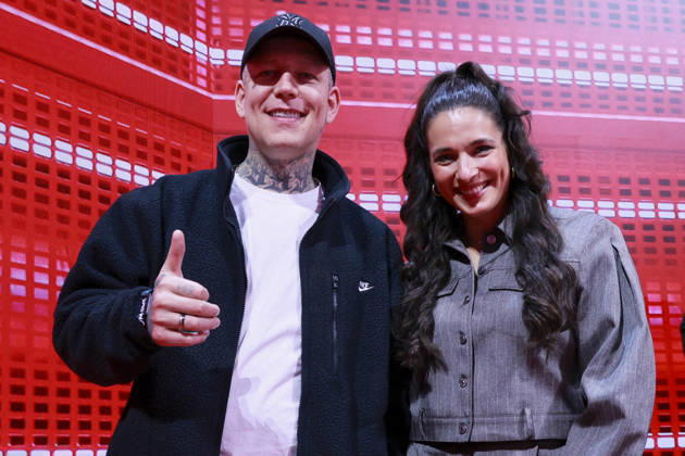 ABB OMR- MontanaBlack, Sally Oezcan auf der Buehne als Gast bei der der Digitalmesse OMR in den Messehallen am 06.05.2026 der Hamburg Messe Berlin Deutschland