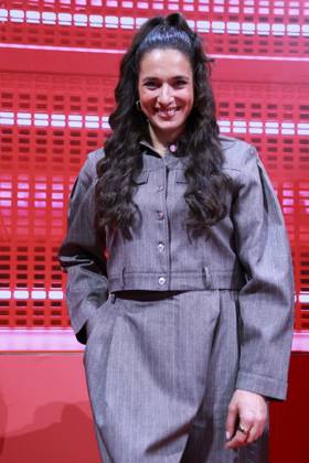ABB OMR- Saliha Sally Oezcan Autorin auf der Buehne als Gast bei der der Digitalmesse OMR in den Messehallen am 06.05.2026 der Hamburg Messe Berlin Deutschland