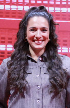 ABB OMR- Saliha Sally Oezcan Autorin auf der Buehne als Gast bei der der Digitalmesse OMR in den Messehallen am 06.05.2026 der Hamburg Messe Berlin Deutschland
