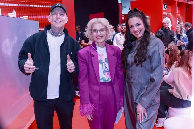 ABB OMR- MontanaBlack, Tanja May Sally Oezcan auf der Buehne als Gast bei der der Digitalmesse OMR in den Messehallen am 06.05.2026 der Hamburg Messe Berlin Deutschland