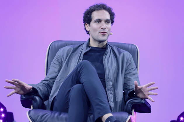 ABB OMR- Will Ahmed Unternehmer auf der Buehne als Gast bei der der Digitalmesse OMR in den Messehallen am 06.05.2026 der Hamburg Messe Berlin Deutschland
