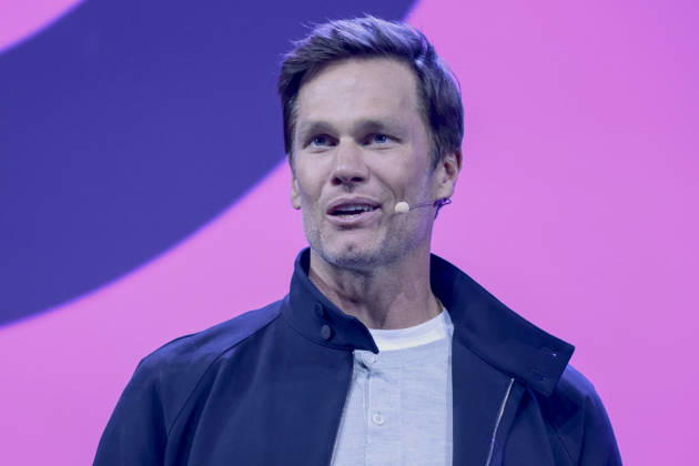 ABB OMR- Thomas Edward Patrick Tom Brady Jr. ist ein ehemaliger US-amerikanischer American-Football-Spieler auf der Buehne als Gast bei der der Digitalmesse OMR in den Messehallen am 06.05.2026 der Hamburg Messe Berlin Deutschland