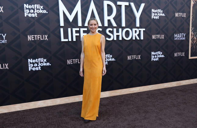 Arrivals for the Los Angeles premiere of Netflix s Marty, Life Is Short at The Egyptian Theatre Featuring: Kate Hudson Where: Los Angeles, California, United States When: 06 May 2026 Credit: Faye s Vision Cover Images EDITORIAL USE ONLY. NOT FOR USE BY NEWSPAPERS BASED IN THE UK. Copyright: xx coverimg55669472