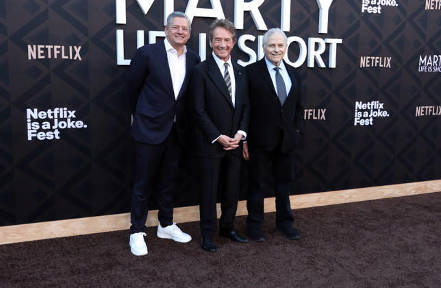Arrivals for the Los Angeles premiere of Netflix s Marty, Life Is Short at The Egyptian Theatre Featuring: Ted Sarandos, Martin Short, Lawrence Kasdan Where: Los Angeles, California, United States When: 06 May 2026 Credit: Faye s Vision Cover Images EDITORIAL USE ONLY. NOT FOR USE BY NEWSPAPERS BASED IN THE UK. Copyright: xx coverimg55669531