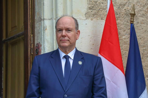 Prince Albert II Visit To Montresor S.A.S. Prince Albert II of Monaco visits Montrésor, Indre-et-Loire, France on May 6, 2026, following the footsteps of one of his ancestors, Imbert de Batarnay (1438-1523). Welcomed by the prefect of Indre-et-Loire and Frédéric Gaultier, mayor of Montrésor, the Sovereign Prince visited the collegiate church where Imbert de Batarnay rests before touring the château and addressing the local population gathered in the park. Photo by Pascal Avenet ABACAPRESS.COM Montresor Indre-et-Loire (37) France  Copyright: xAvenetxPascal ABACAx