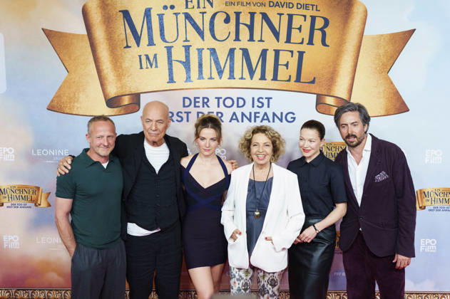 Heiner Lauterbach, Maximilian Brückner, Momo Beier, Michaela May, Hannah Herzsprung und David Dietl bei der Premiere des Kinofilms Ein Münchner im Himmel - Der Tod ist erst der Anfang im Mathäser Filmpalast. München, 06.05.2026