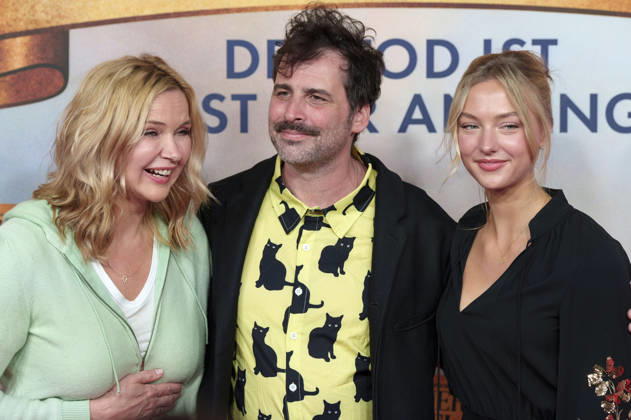 Veronica Ferres, Marcel Mohab und Lilly Krug bei der Premiere des Kinofilms Ein Münchner im Himmel - Der Tod ist erst der Anfang im Mathäser Filmpalast. München, 06.05.2026