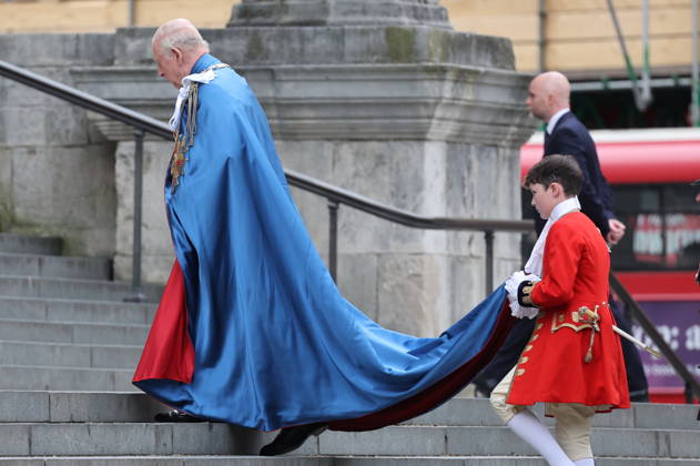 . 07 05 2026. London, United Kingdom. King Charles III arriving at a service for The Order of St Michael and St George at St.Paul s Cathedral in London. xStephenxLockx xi-Imagesx IIM-26750-0004