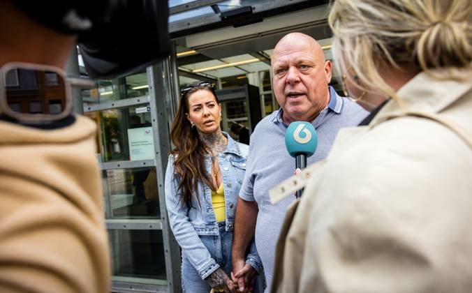 DEN BOSCH - Peter Gillis arrives at the courthouse for the verdict in the lawsuit against him. The entrepreneur and reality star is suspected of multiple assaults on his ex-partner Nicol Kremers. A verdict is also being delivered in a fraud case against Gillis. ROB ENGELAAR ANP netherlands out - belgium out  Copyright: xx x557685932x originalFilename: 557685932.jpg
