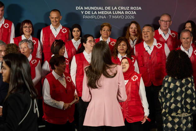 Queen Letizia presides over the World Red Cross and Red Crescent Day in Pamplona Queen Letizia presides over the main ceremony in commemoration of the World Red Cross and Red Crescent Day, at the Museum of the University of Navarra, on May 7, 2026, in Pamplona, Comunidad Foral de Navarra Spain During the ceremony, the Spanish Red Cross awarded its Gold Medals 2026 to individuals and organizations whose achievements have had a great social impact 07 MAY 2026 Pamplona, Comunidad Foral de Nav Nav Pamplona, Comunidad Foral de Nav Spain  Copyright: xEduardoxSanzx 7505695