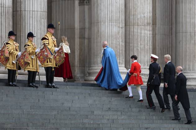 King Charles III attend a service held at St Paul s Cathedral LONDON, UK - MAY 07: King Charles III and Lord Mayor of London Dame Susan Langley attend a service for the Order of St Michael and St George at St Paul s Cathedral in London, United Kingdom on May 07, 2026. Zeynep Demir Anadolu London United Kingdom. Editorial use only. Please get in touch for any other usage.  Copyright: x2026xAnadoluxZeynepxDemirx