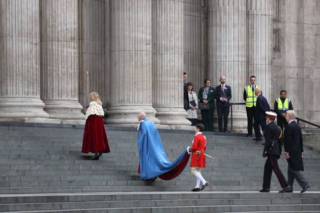 King Charles III attend a service held at St Paul s Cathedral LONDON, UK - MAY 07: King Charles III and Lord Mayor of London Dame Susan Langley attend a service for the Order of St Michael and St George at St Paul s Cathedral in London, United Kingdom on May 07, 2026. Zeynep Demir Anadolu London United Kingdom. Editorial use only. Please get in touch for any other usage.  Copyright: x2026xAnadoluxZeynepxDemirx