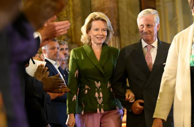 King Philippe And Queen Mathilde Present The Africa Prize BRUSSELS, BELGIUM - MAY 07 : King Philippe of Belgium and Queen Mathilde of Belgium during the ceremony for the Africa prize on May 07, 2026 in Brussels, Belgium, 07 05 2026 Brussels Belgium  Copyright: xPhilipxReynaersx