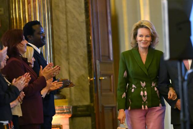 King Philippe And Queen Mathilde Present The Africa Prize BRUSSELS, BELGIUM - MAY 07 : King Philippe of Belgium and Queen Mathilde of Belgium during the ceremony for the Africa prize on May 07, 2026 in Brussels, Belgium, 07 05 2026 Brussels Belgium  Copyright: xPhilipxReynaersx
