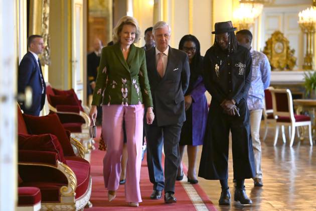 King Philippe And Queen Mathilde Present The Africa Prize BRUSSELS, BELGIUM - MAY 07 : King Philippe of Belgium; Queen Mathilde of Belgium pictured with Dr. Dixon Chibanda and Esther Tumbare who received the King Baudouin Foundation Prize during the ceremony for the Africa prize on May 07, 2026 in Brussels, Belgium, 07 05 2026 Brussels Belgium  Copyright: xPhilipxReynaersx