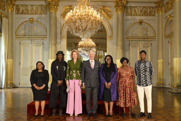 King Philippe And Queen Mathilde Present The Africa Prize BRUSSELS, BELGIUM - MAY 07 : King Philippe of Belgium; Queen Mathilde of Belgium pictured with Dr. Dixon Chibanda and Esther Tumbare who received the King Baudouin Foundation Prize during the ceremony for the Africa prize on May 07, 2026 in Brussels, Belgium, 07 05 2026 Brussels Belgium  Copyright: xPhilipxReynaersx