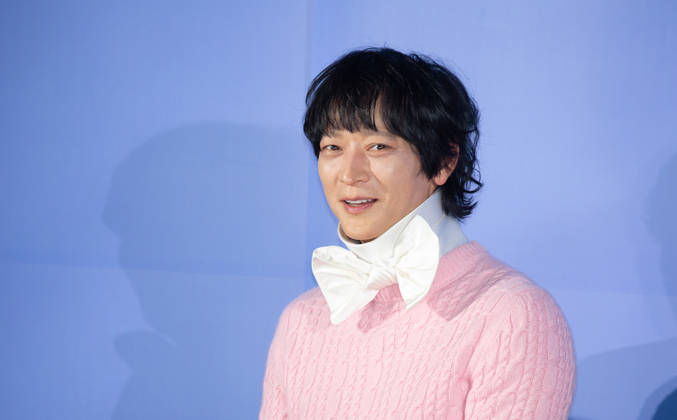 Gang Dong-Won, May 7, 2026 : Cast member Gang Dong-Won at a press conference for the movie Wild Sing in Seoul, South Korea. The Korean comedy movie recreates earlier era of K-pop scene.  aflo_329509778