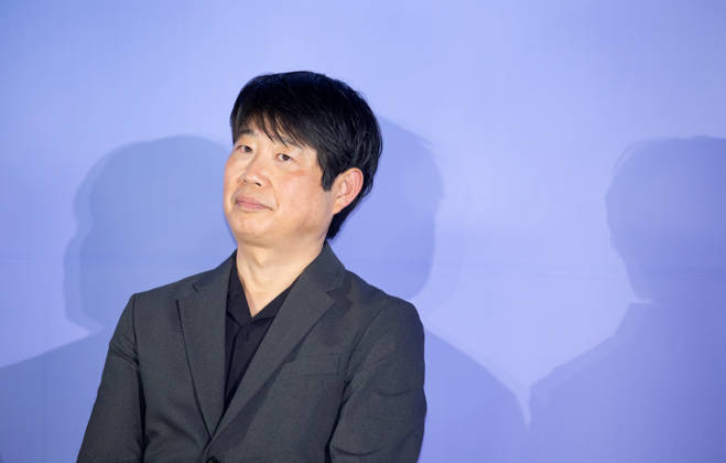 Son Jae-Gon, May 7, 2026 : Director Son Jae-Gon at a press conference for the movie Wild Sing in Seoul, South Korea. The Korean comedy movie recreates earlier era of K-pop scene.  aflo_329511174