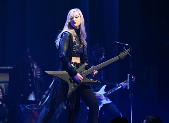 Anna Cara of The Alice Cooper Band performs during Alice s Attic Tour at The Broward Center For The Performing Arts on May 6, 2026 in Fort Lauderdale, Florida. Featuring: Anna Cara Where: Fort Lauderdale, Florida, United States When: 06 May 2026 Credit: Robert Bell INSTARimages EDITORIAL USE ONLY. NOT FOR USE BY NEWSPAPERS BASED IN THE UK. Copyright: xx instar55670822