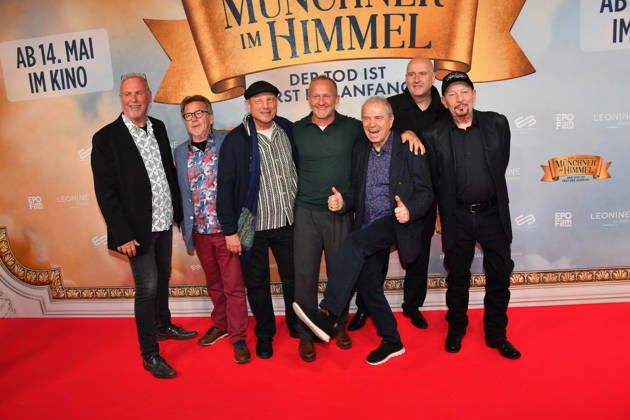Maximilian Brückner und Spider Murphy Gang Premiere Ein Münchner im Himmel - Der Tod ist erst der Anfang Kinofilm Mathäser Filmpalast München 06. Mai 2026