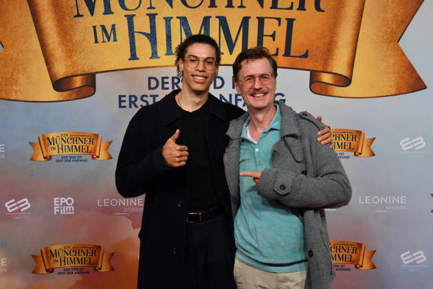 Florian Simbel mit Sohn Steward Premiere Ein Münchner im Himmel - Der Tod ist erst der Anfang Kinofilm Mathäser Filmpalast München 06. Mai 2026