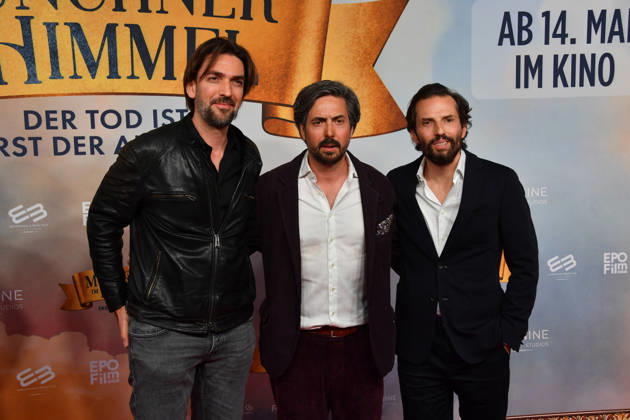 Max Wiedemann, David Dietl und Quirin Berg Premiere Ein Münchner im Himmel - Der Tod ist erst der Anfang Kinofilm Mathäser Filmpalast München 06. Mai 2026