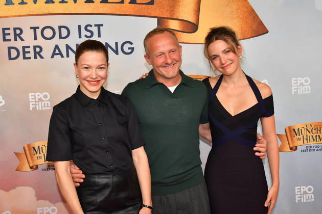 Hannah Herzsprung, Maximilian Brückner und Momo Beier Premiere Ein Münchner im Himmel - Der Tod ist erst der Anfang Kinofilm Mathäser Filmpalast München 06. Mai 2026
