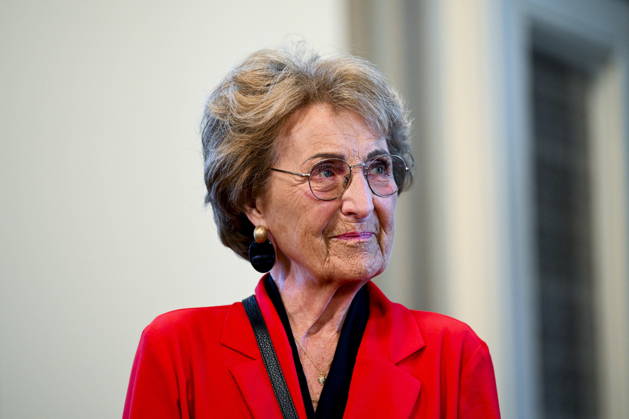 May 7, 2026, Ottawa, On, Canada: Princess Margriet of the Netherlands looks on as she meets with Prime Minister Mark Carney, not pictured, in his West Block office during an official visit in Ottawa, on Thursday, May 7, 2026. Ottawa Canada  - ZUMAc35_ 20260507_zaf_c35_063 Copyright: xSpencerxColbyx