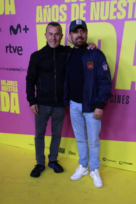 Hombres G premiere their film, Los mejores anos de nuestra vida Richy Castellanos and José Mota during the premiere of the film Los mejores anos de nuestra vida , on May 7, 2026, in Madrid Spain It is an intimate and emotional portrait of Hombres G, a band that marked several generations and is still as relevant as in its beginnings Through unpublished material and a contemporary look, the documentary celebrates 40 years of friendship, music and inexhaustible energy 07 MAY 2026 Madrid Madrid Spain  Copyright: xJosexVelascox 7507289