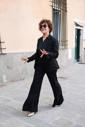 Sestri Levante, Celebrity sightings during the RIFF Riviera International Film Festival. Pictured: Lucia Ocone (Italian comedian and impersonator)  Copyright: xAlessandroxBremecx xipa-agency.netx xx IPA_Agency_IPA74497563