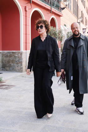 Sestri Levante, Celebrity sightings during the RIFF Riviera International Film Festival. Pictured: Lucia Ocone (Italian comedian and impersonator)  Copyright: xAlessandroxBremecx xipa-agency.netx xx IPA_Agency_IPA74497570