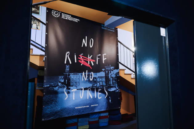 Sestri Levante, The red carpet for the world premiere of the documentary Article 11 - Italy Repudiates War during the RIFF Riviera International Film Festival. Pictured: A moment from the premiere.  Copyright: xAlessandroxBremecx xipa-agency.netx xx IPA_Agency_IPA74497845