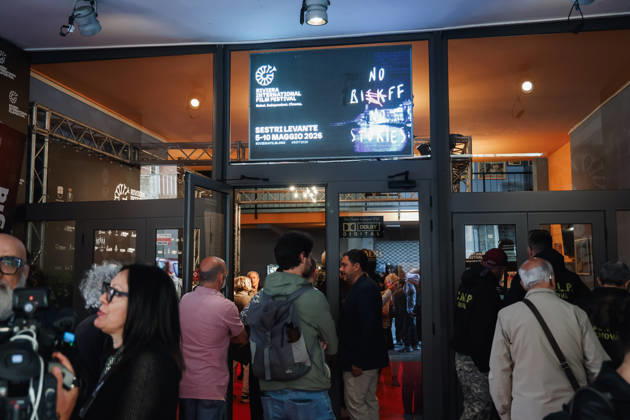 Sestri Levante, The red carpet for the world premiere of the documentary Article 11 - Italy Repudiates War during the RIFF Riviera International Film Festival. Pictured: A moment from the premiere.  Copyright: xAlessandroxBremecx xipa-agency.netx xx IPA_Agency_IPA74497857