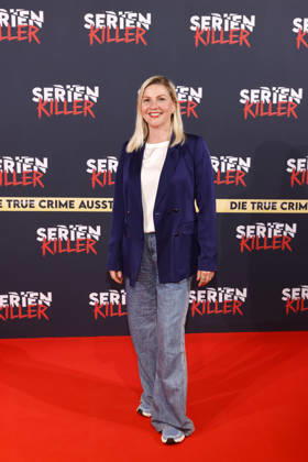 Moderatorin Aleksandra Bechtel bei der Eröffnung der True Crime Ausstellung Serienkiller in Köln Ehrenfeld. Köln, 07.05.2026 NRW Deutschland Copyright: xChristophxHardtx
