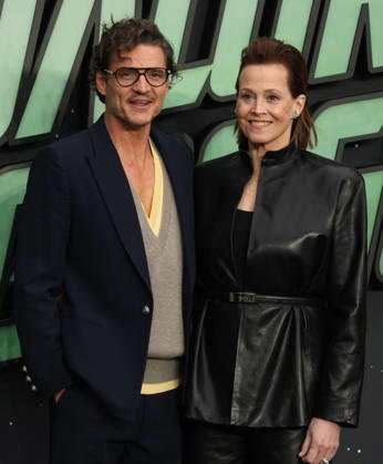 Star Wars The Mandalorian and Gogu film fan event. London, UK. Pedro Pascal and Sigourney Weaver at the Star Wars The Mandalorian and Gogu film fan event. Leicester Square. 7th May 2026. LMK11-S070526-001 Steve Bealing Landmark Media . 
