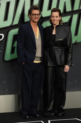 Star Wars The Mandalorian and Gogu film fan event. London, UK. Pedro Pascal and Sigourney Weaver at the Star Wars The Mandalorian and Gogu film fan event. Leicester Square. 7th May 2026. LMK11-S070526-001 Steve Bealing Landmark Media . 