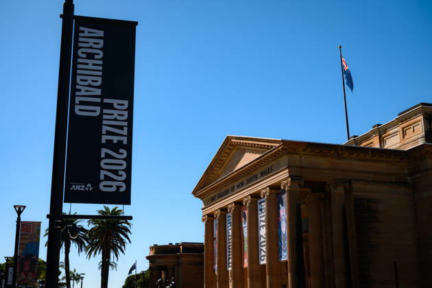 ARCHIBALD PRIZE 2026, Exterior of Art Gallery of New South Wales in Sydney, Friday, May 8, 2026. ( NO ARCHIVING Sydney New South Wales Australia  Copyright: xGEORGExCHANx 20260508153770654556